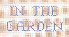 Cooper Oaks Design In the Garden Blue Needlepoint Canvas