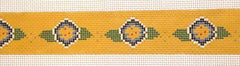 Cooper Oaks Design Yellow Flower Belt Needlepoint Canvas