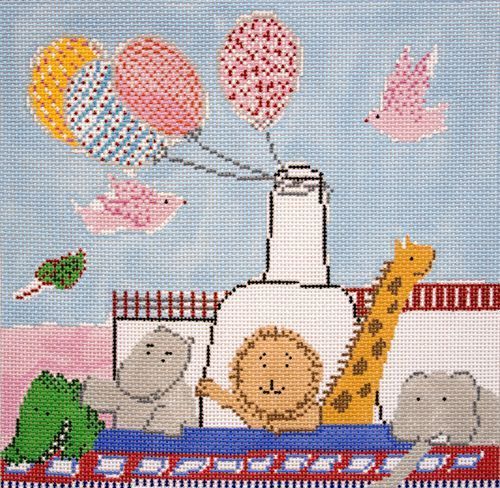 Cooper Oaks Design Noahs Ark Needlepoint Canvas