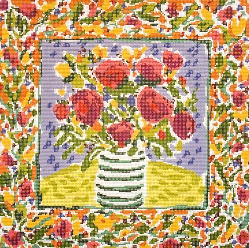 Cooper Oaks Design Garden Bouquet 0 6 Needlepoint Canvas