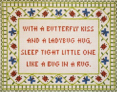 Cooper Oaks Design Butterfly Kiss Needlepoint Canvas