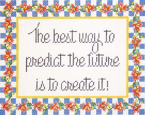 Cooper Oaks Design Predict the Future Needlepoint Canvas