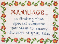 Cooper Oaks Design Marriage Needlepoint Canvas