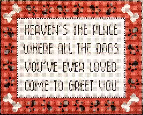 Cooper Oaks Design Heavens the Place Needlepoint Canvas