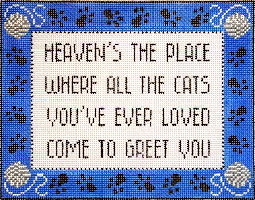 Cooper Oaks Design All the Cats Needlepoint Canvas