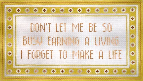 Cooper Oaks Design Don't Be So Busy Needlepoint Canvas