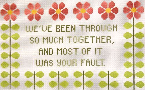 Cooper Oaks Design We've Been Through Needlepoint Canvas