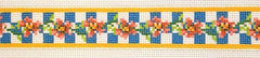 Cooper Oaks Design Check Flower Belt Needlepoint Canvas