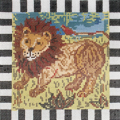 Cooper Oaks Design Larry Lion Needlepoint Canvas