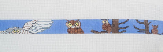 Cooper Oaks Design Owl Belt Needlepoint Canvas
