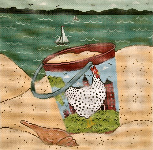 Cooper Oaks Design Dottie by the Sea Needlepoint Canvas