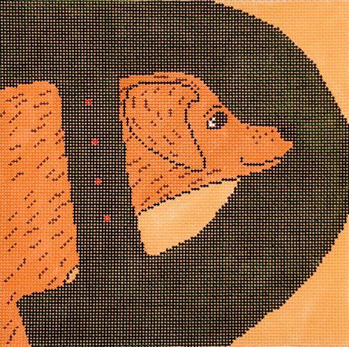 Cooper Oaks Design Dog Dots Needlepoint Canvas