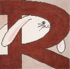 Cooper Oaks Design Alphabet R Needlepoint Canvas