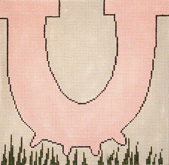 Cooper Oaks Design Alphabet U Needlepoint Canvas