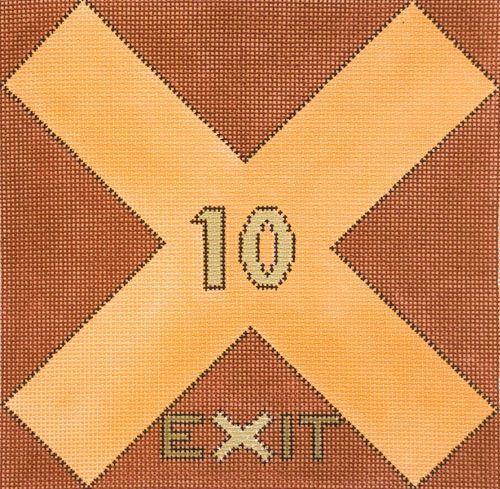 Cooper Oaks Design Exit Roman 10 Needlepoint Canvas