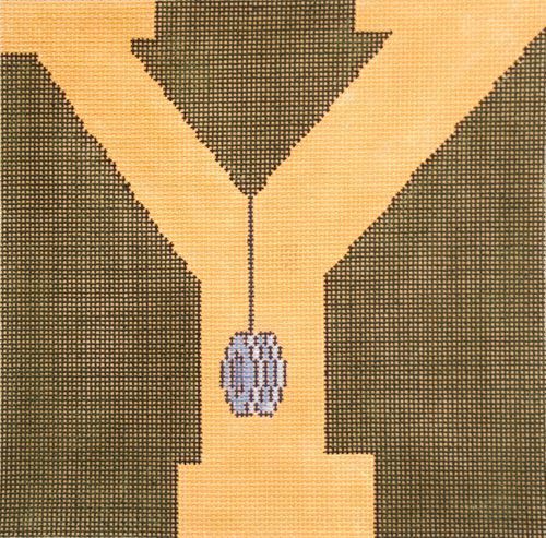 Cooper Oaks Design Yo Yo Needlepoint Canvas