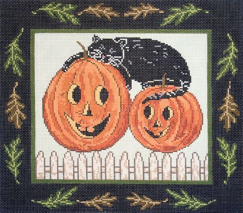 Cooper Oaks Design Pumpkin Dreams Needlepoint Canvas