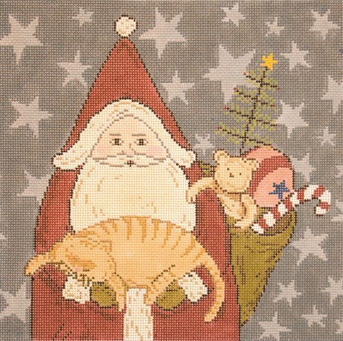 Cooper Oaks Design Pere Noel Needlepoint Canvas