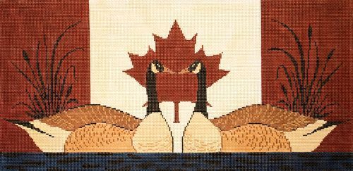 Cooper Oaks Design Canada Geese Needlepoint Canvas