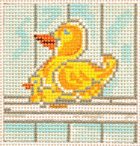 Cooper Oaks Design Sm Bathtime Ducks Needlepoint Canvas