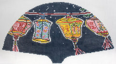 Cooper Oaks Design Lanterns Fan 559A Needlepoint Canvas