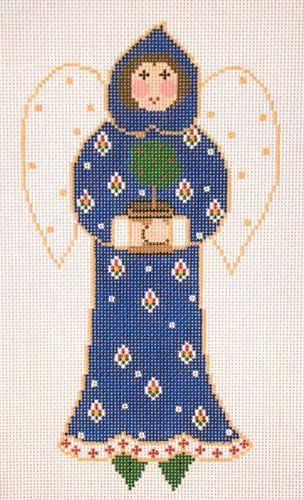 Cooper Oaks Design MB Angel Topiary 13M Needlepoint Canvas