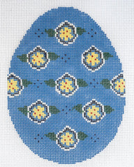 Cooper Oaks Design Blue Egg Needlepoint Canvas