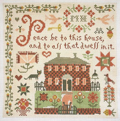 Birds of a Feather Peace Needlepoint Canvas