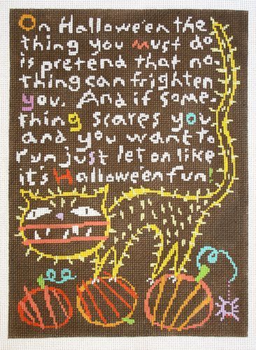 Birds of a Feather Halloween Fun Needlepoint Canvas