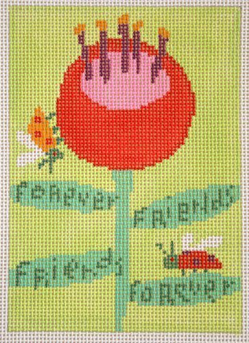 Birds of a Feather Forever Friends Needlepoint Canvas