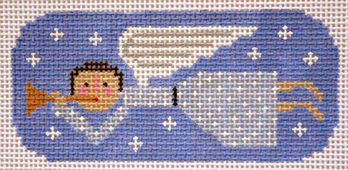 Birds of a Feather Angel Right Needlepoint Canvas