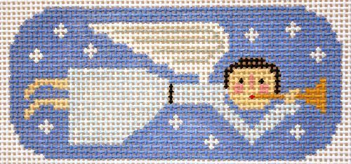 Birds of a Feather Angel Left Needlepoint Canvas