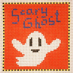 Birds of a Feather Scary Ghost Needlepoint Canvas