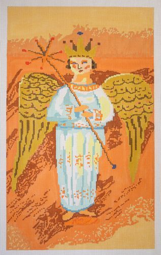 Birds of a Feather Heavenly Angel Needlepoint Canvas