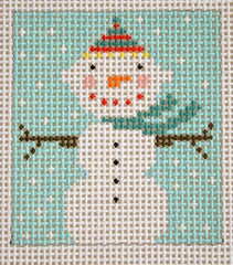 Birds of a Feather Snowboy Needlepoint Canvas