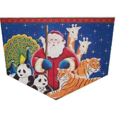 Rebecca Wood Designs Noah Santa Needlepoint Canvas