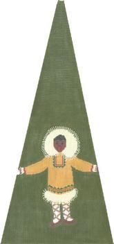 Cooper Oaks Design Eskimo Boy Needlepoint Canvas