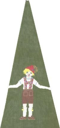 Cooper Oaks Design Swiss Boy Needlepoint Canvas