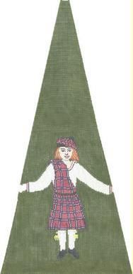 Cooper Oaks Design Scottish Boy Needlepoint Canvas