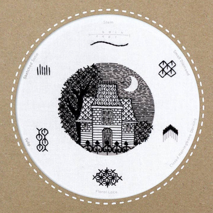 Kiriki Press Victorian House Embroidery Stitch Sampler