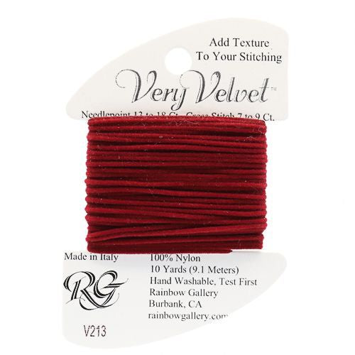 Rainbow Gallery Very Velvet - 213 Burgundy