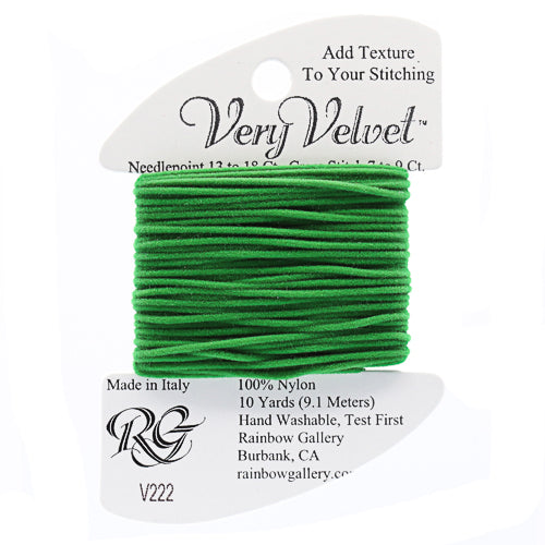 Rainbow Gallery Very Velvet - 222 Green