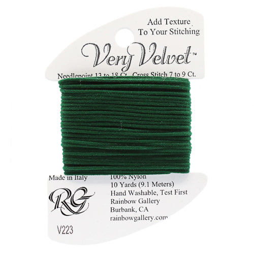 Rainbow Gallery Very Velvet - 223 Dark Green