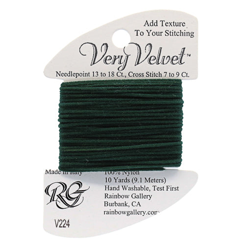 Rainbow Gallery Very Velvet - 224 Midnight Green