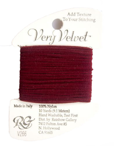 Rainbow Gallery Very Velvet - 255 Dark Red