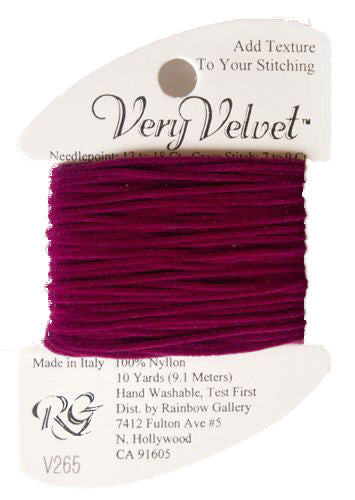 Rainbow Gallery Very Velvet - 265 Dark Raspberry