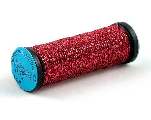 Kreinik Very Fine Braid #4 - 031L Berry Red