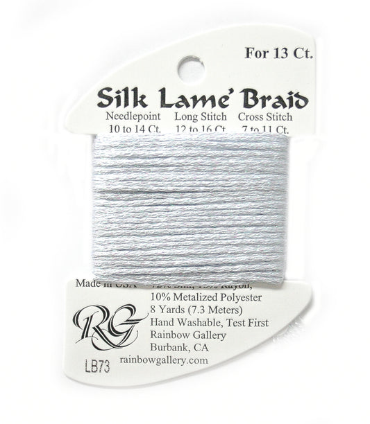 Rainbow Gallery Silk Lame Braid 13 - 073 Pale Lavender