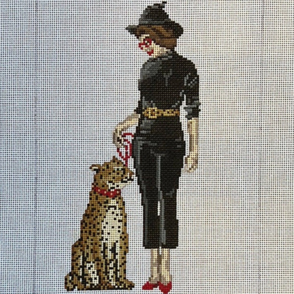 The Gingham Stitchery Kate Woodward Lauren And Linda Needlepoint Canvas