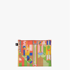 LOQI Frank Lloyd Wright Recycled Project Bags - Set of 3